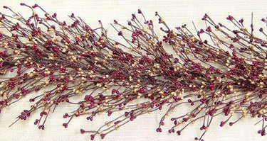Burgundy/Gold Pip Garland, 4 ft. - The Fox Decor